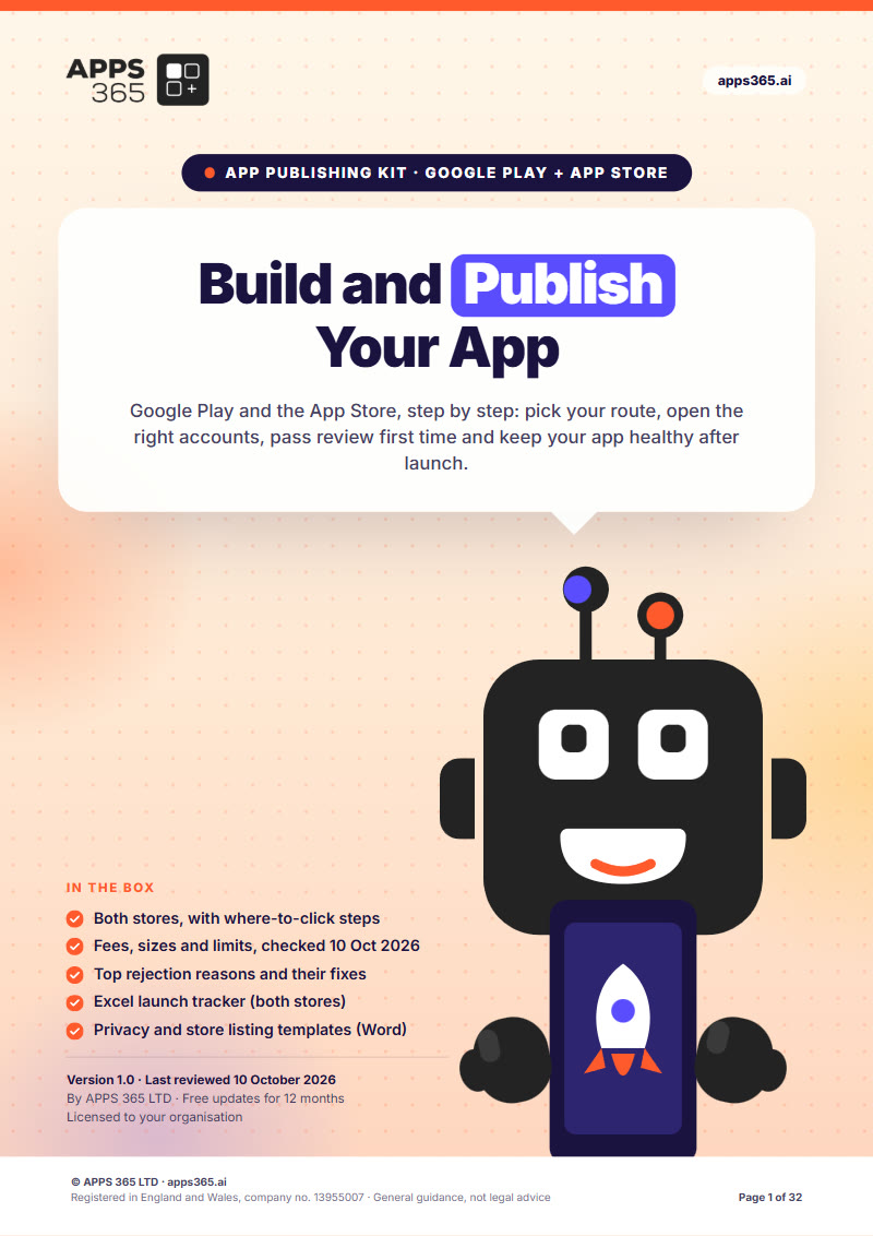 Cover of Build and Publish Your App: Google Play and the App Store